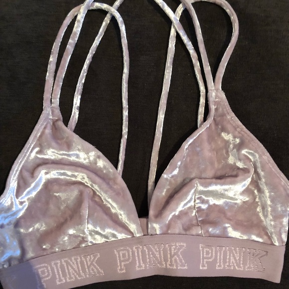 PINK Victoria's Secret Other - Purple PINK velvet bralette